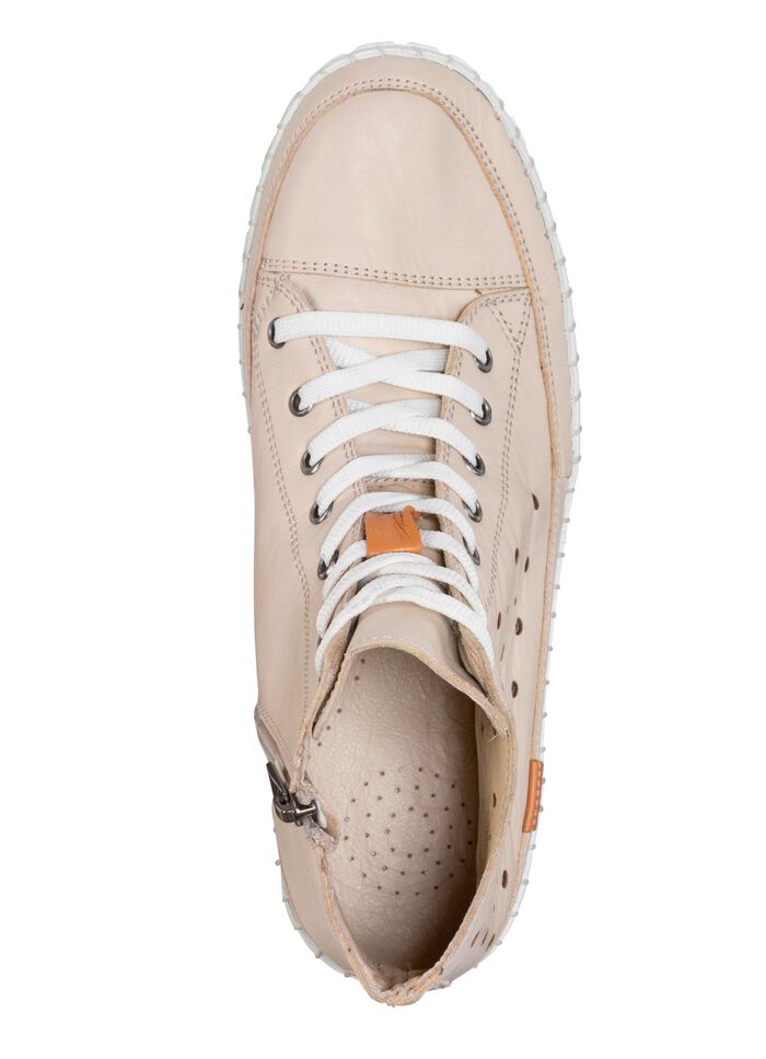 Gemini, sommerliche Damen-Boots, Weite G, mit herausnehmbarem Fu&szlig;bett BEIGE