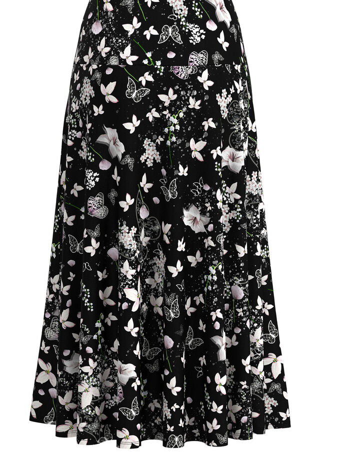 Rock mit figurg&uuml;nstiger Passe 