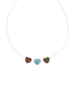 Herz-Anhänger mit Bernstein 