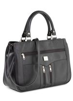 Laurina, Tasche, Damen, mit abnehmbarem, verstellbarem Umh&auml;ngeriemen SCHWARZ