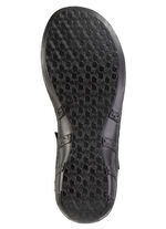 ELENA EDEN Sandale aus Nappaleder mit dezenter Knitter-Struktur SCHWARZ