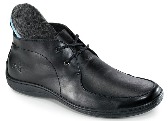 Schn&uuml;r-Bootie mit Wechselfu&szlig;bett 