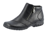 Rieker Bootie mit Ziersteppung SCHWARZ