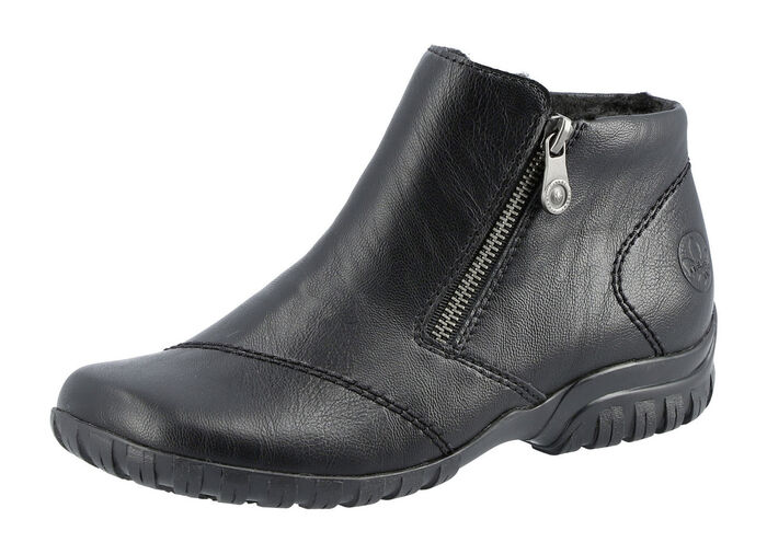 Rieker Bootie mit Ziersteppung SCHWARZ