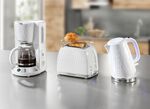 Russell Hobbs Fr&uuml;hst&uuml;cksserie Honeycomb aus Hochglanz-Kunststoff 