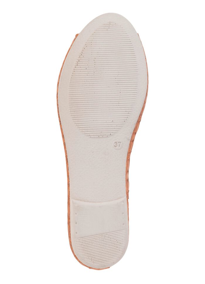 Gemini Slipper aus teilweise gepr&auml;gtem Nappaleder 