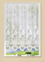 Blumenfenster-Store mit Automatikfaltenband 1:3 