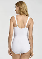 Miss Mary Hosenkorselett mit verstärktem Vorderteil WEISS