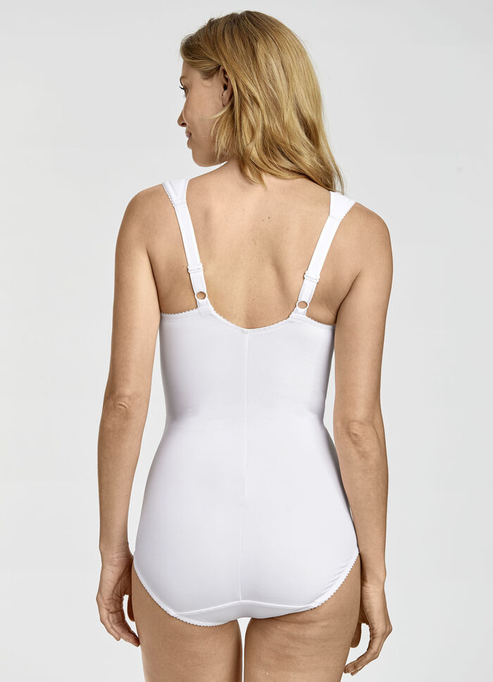 Miss Mary Hosenkorselett mit verstärktem Vorderteil WEISS