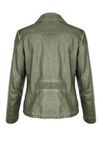 Jacke aus Lederimitat 