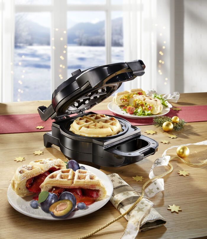 PowerXL Waffle Star f&uuml;r gef&uuml;llte Waffeln jeder Art 