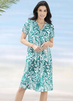 Laurina Kleid mit farbbrillantem Druckdessin 