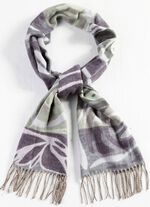 Schal mit Fantasiedessin 