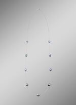 Halskette mit Tahiti-Zuchtperlen in Barockform 