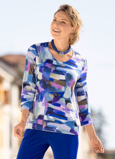 Pullover in weich flie&szlig;ender Qualit&auml;t 