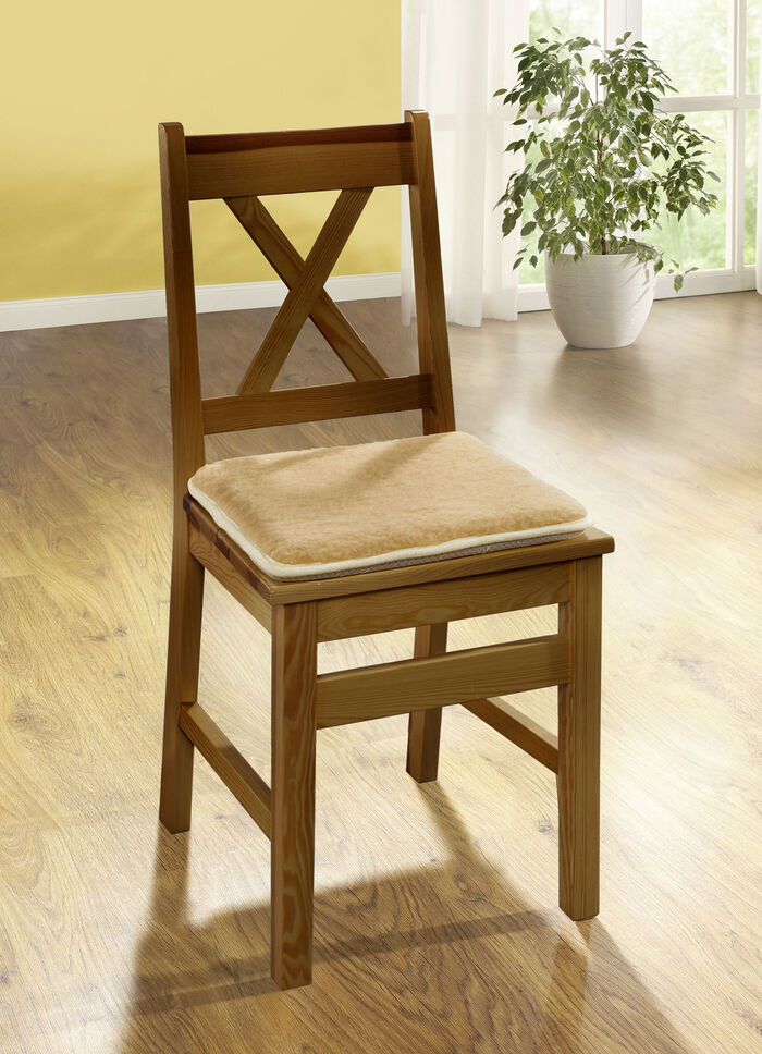 Sitzkissen aus reiner Schurwolle CAMEL