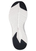 SKECHERS, stylische Damen-Sneaker, mit geformter Slip-Ins Fersenplatte SCHWARZ