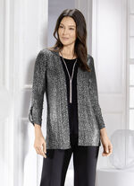 Shirtjacke in verschlussloser Form 