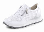 Waldl&auml;ufer, sportliche Damen-Sneaker, Weite H, mit herausnehmbarem Fu&szlig;bett WEISS