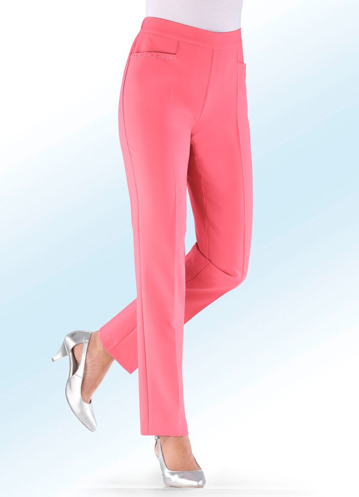 Hose mit funkelndem Perlen- und Glitzersteinchenbesatz 