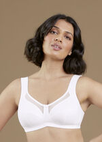 Anita BH mit seitlicher, st&uuml;tzender Blende WEISS