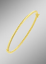 Gedrehter Armreif mit Steckschloss 