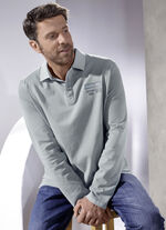 Poloshirt von „Milano Italy“ in 2 Farben EISGRAU