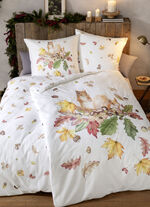 Bettw&auml;sche-Garnitur mit herbstlichen Motiven 