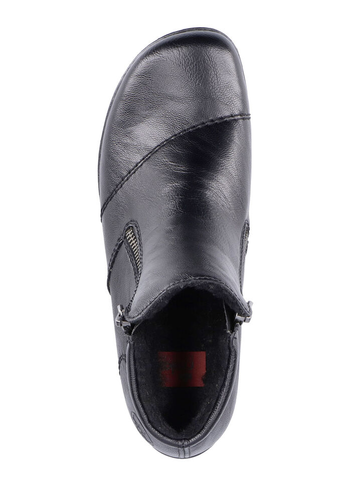 Rieker Bootie mit Ziersteppung SCHWARZ