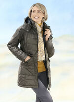 Jacke mit abnehmbarer Kapuze 