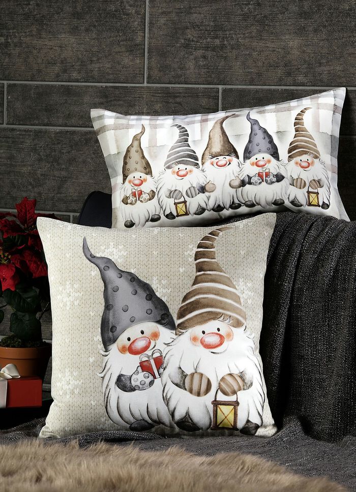 Kissenbezug Wichtel mit Rei&szlig;verschluss 