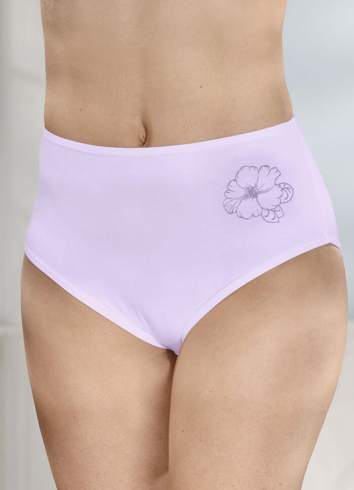 Sechserpack Slips mit Gummizug im Bund 