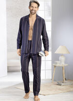 Schlafanzug mit durchgeknöpftem Oberteil 