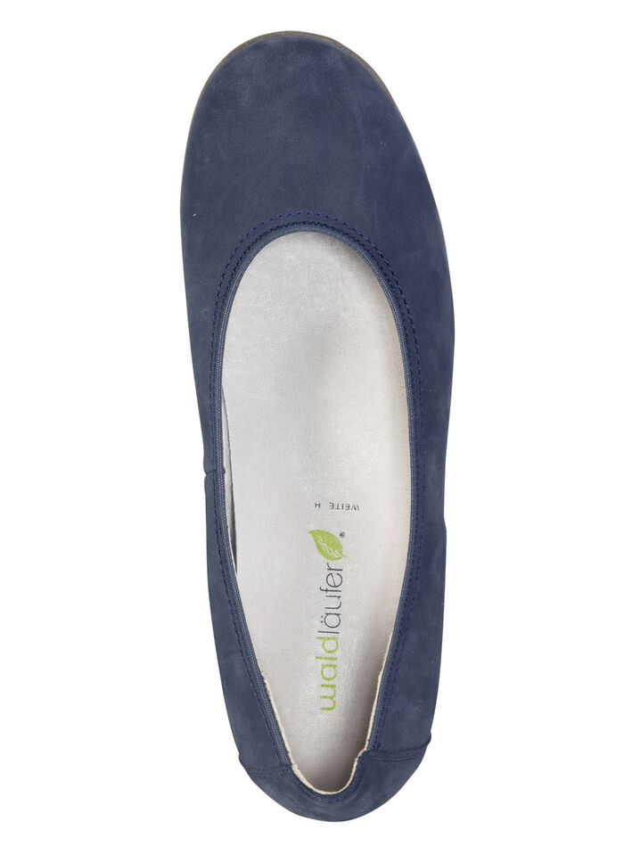 Waldläufer Ballerinas aus Nubukleder MARINE