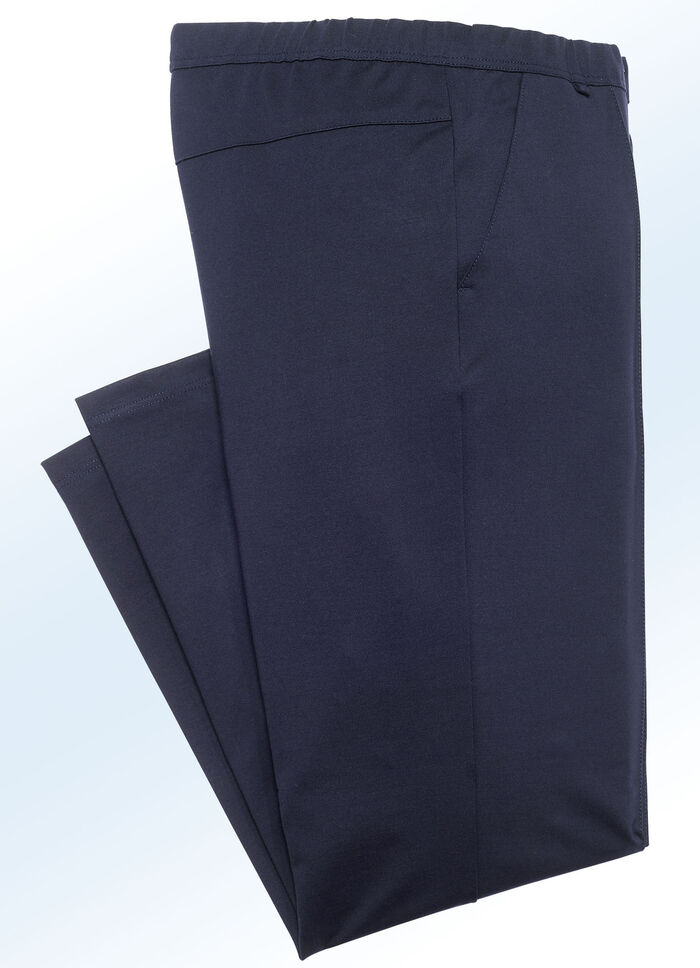 „Klaus Modelle“-Schlupfhose mit breitem Dehnbund in 6 Farben MARINE