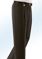 "Klaus Modelle"-Hose mit G&uuml;rtel in 4 Farben DUNKELBRAUN