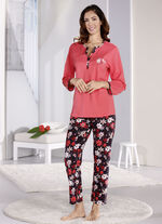 Zweierpack Schlafanzüge, Kurz- und Langarm mit Knopfleiste  