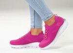 Rieker, leichte Damen-Sneaker, Weite G, mit MemoSoft-Textileinlage PINK