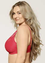 LingaDore B&uuml;gel-BH mit zarter Elastikspitze ROT