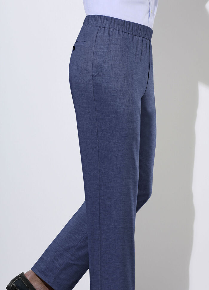 "Klaus Modelle"-Schlupfhose in 3 Farben BLAU MELIERT