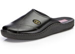 Klassische Herren-Pantoletten, mit anatomisch geformtem Fußbett SCHWARZ