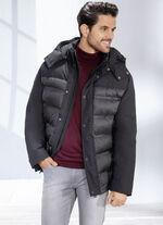 Steppkurzjacke mit Stehkragen 