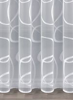 Leichter, transparenter Store mit Universalschienenband 