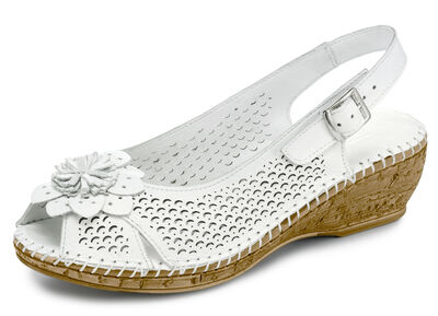 Gemini, sommerliche Damen-Sandaletten, Weite G, mit Gummizug 