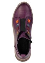 Gemini, trendige Damen-Stiefeletten, Winterschuhe, Weite G, mit herausnehmbarem Fu&szlig;bett LILA