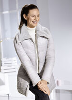 Wende-Longjacke mit 2-Wege-Reißverschluss 