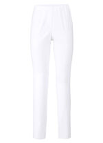 Schicke Hose in bequemer Schlupfform WEISS