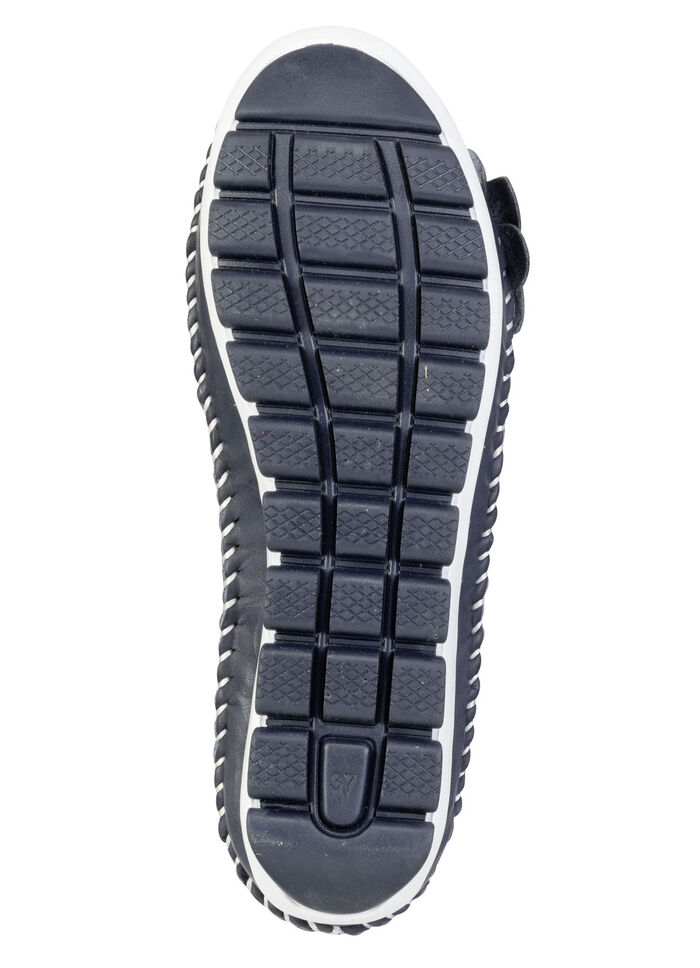 Gemini, schicke Damen-Ballerinas, Weite G, mit herausnehmbarem Fu&szlig;bett MARINE