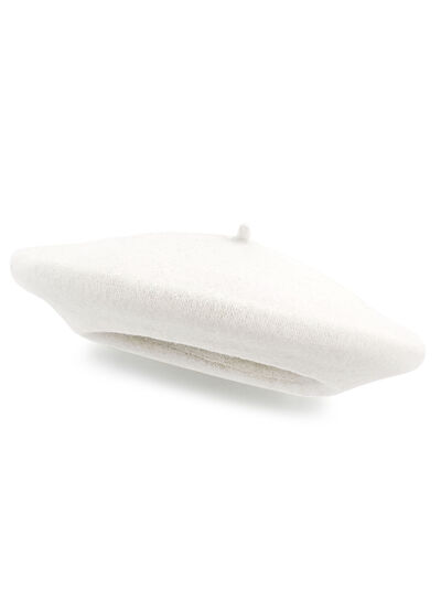 Edle Damen-Baskenmütze, aus reiner Schurwolle 