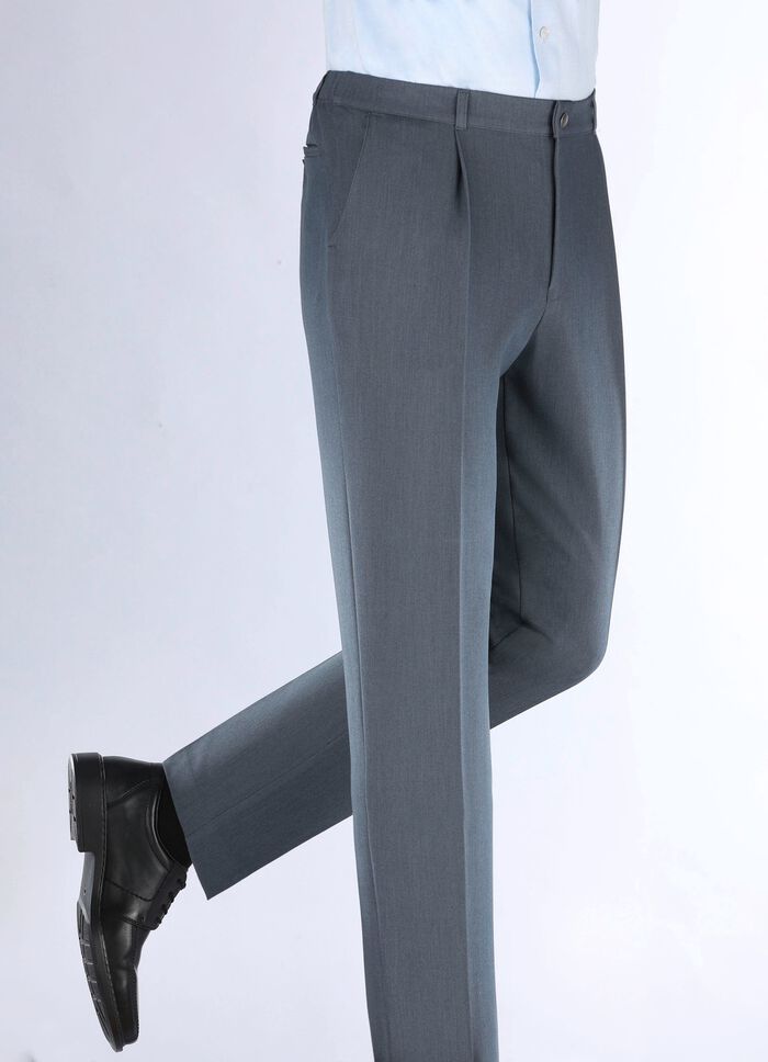 "Klaus Modelle"-Hose mit Bundfalten in 3 Farben 
